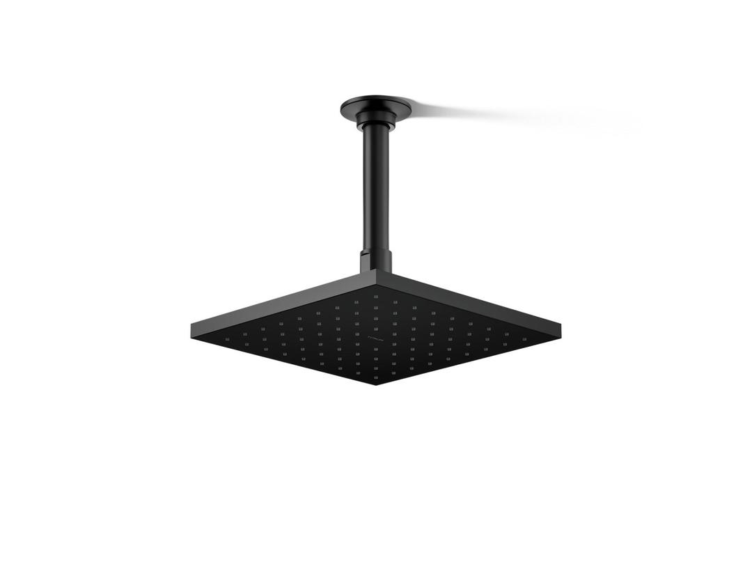 Contemporary Square 8'' single-function rainhead, 2.5 gpm by Kohler