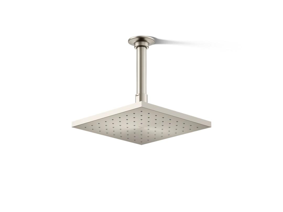Contemporary Square 8'' single-function rainhead, 2.5 gpm by Kohler