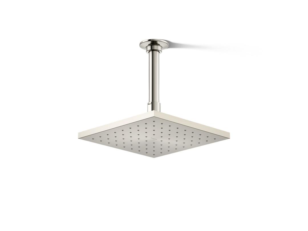 Contemporary Square 8'' single-function rainhead, 2.5 gpm by Kohler