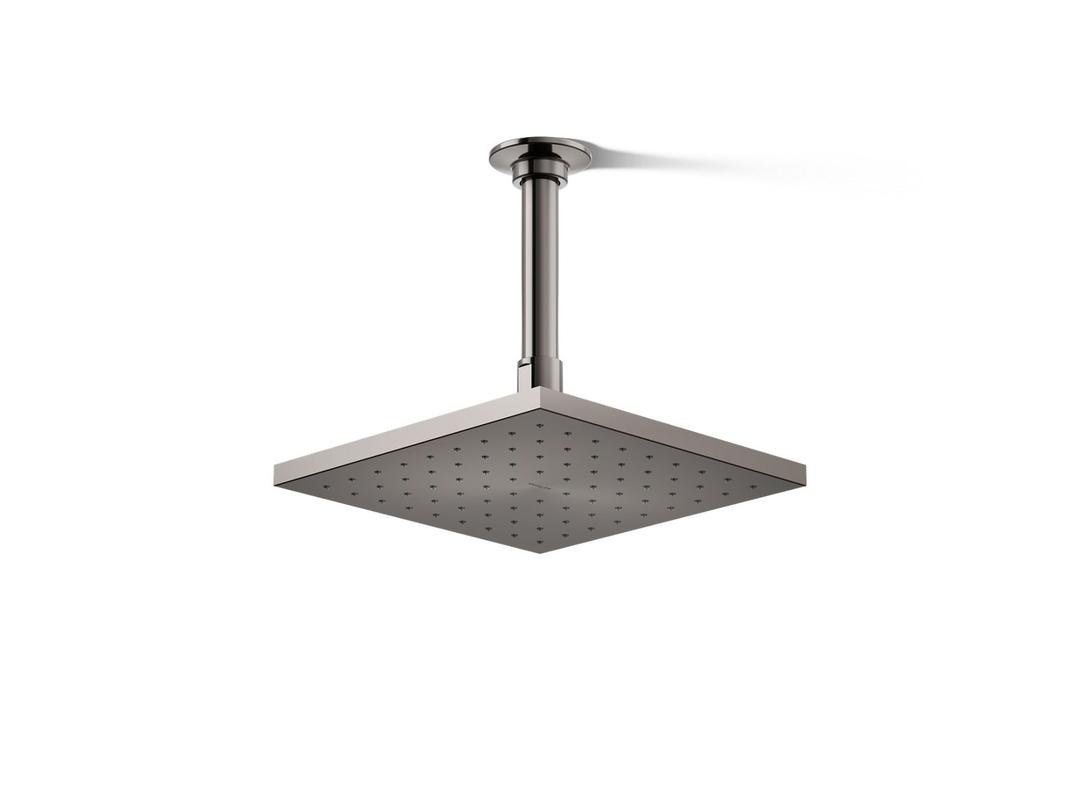 Contemporary Square 8'' single-function rainhead, 2.5 gpm by Kohler