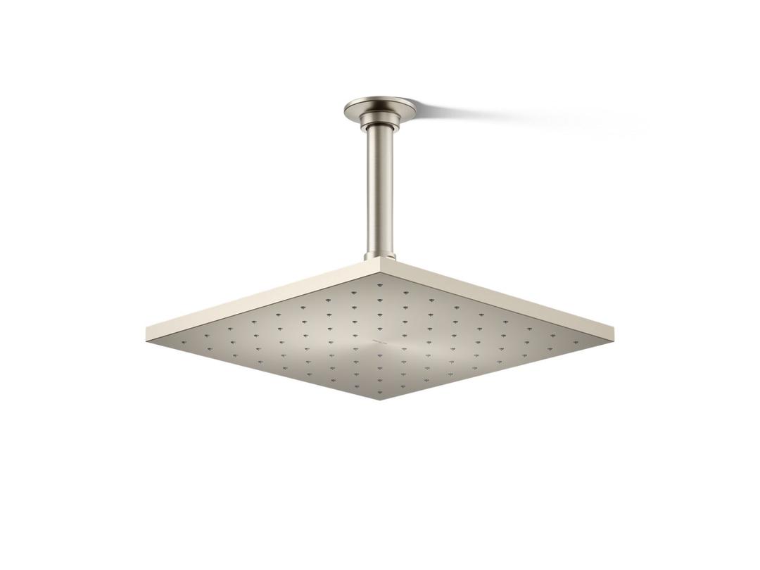 Contemporary Square 10'' single-function rainhead, 1.75 gpm by Kohler