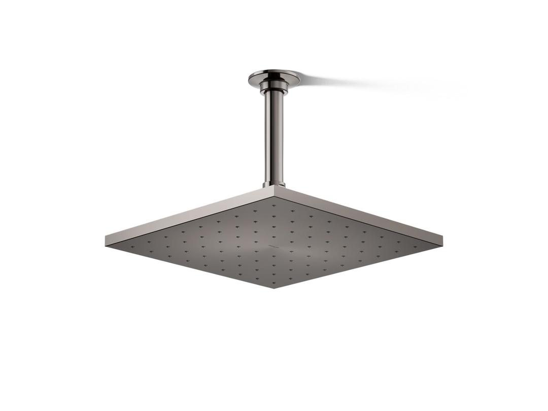 Contemporary Square 10'' single-function rainhead, 1.75 gpm by Kohler