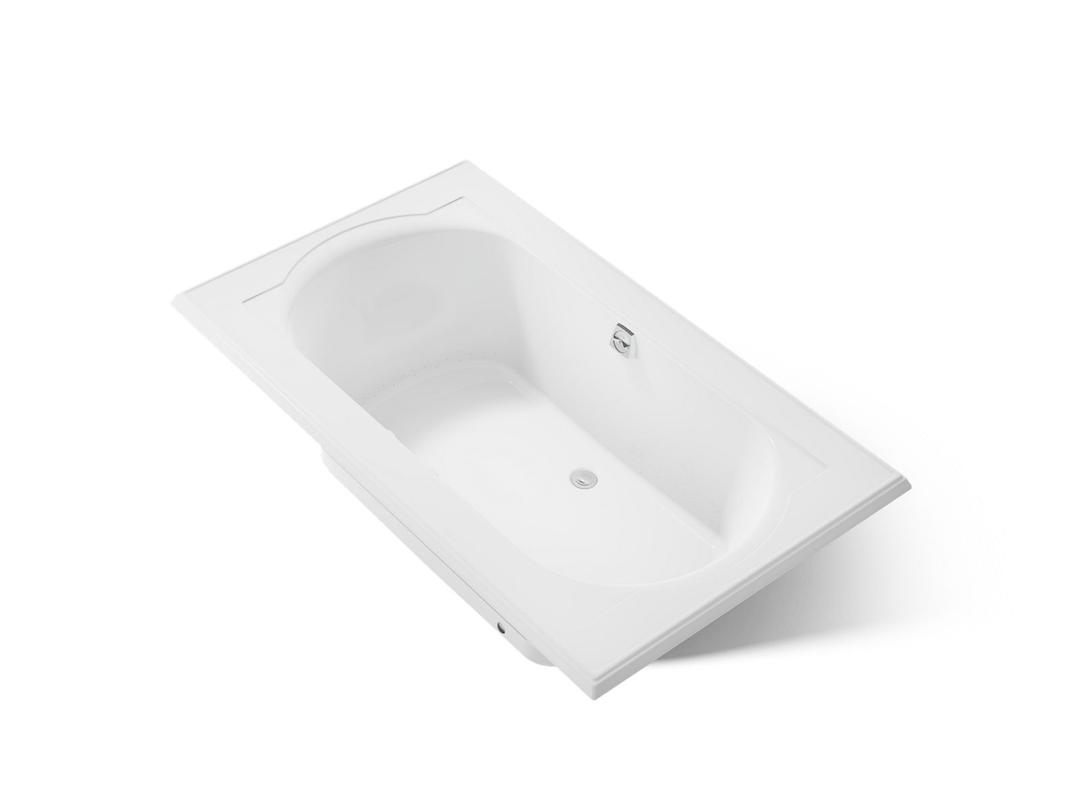 Kohler Memoirs 72'' X 42'' Drop-in Heated Bubblemassagee Air Bath with Bask Heated Surface - White by Kohler