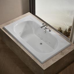 Kohler Memoirs 72'' X 42'' Drop-in Whirlpool Bath - White - image 2