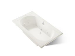Kohler Memoirs 72'' X 42'' Drop-in Whirlpool Bath - Biscuit - image 1