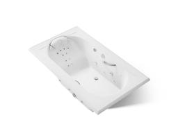 Kohler Memoirs 72'' X 42'' Drop-in Effervescence Whirlpool Bath - White - image 1