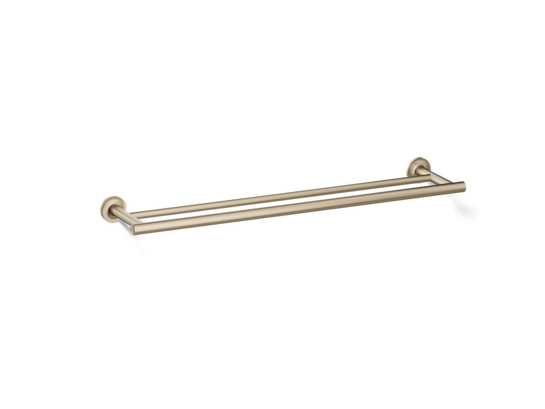 Kohler Purist 24'' Double Towel Bar - Vibrant Brushed - Bronze by Kohler