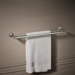 Kohler Purist 24'' Double Towel Bar - Vibrant Polished - Nickel - image 2