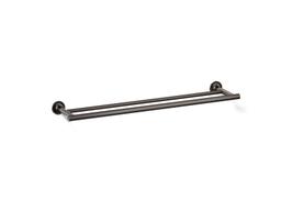 Kohler Purist 24'' Double Towel Bar - Vibrant Titanium - image 1