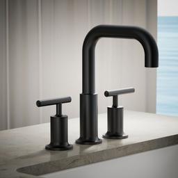 Kohler Purist Deck-mount Bath Spout - - Matte Black - image 2