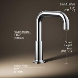 Kohler Purist Deck-mount Bath Spout - - Polished Chrome - image 3