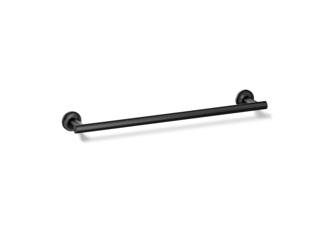 Kohler Purist 18'' Towel Bar - - Matte Black by Kohler
