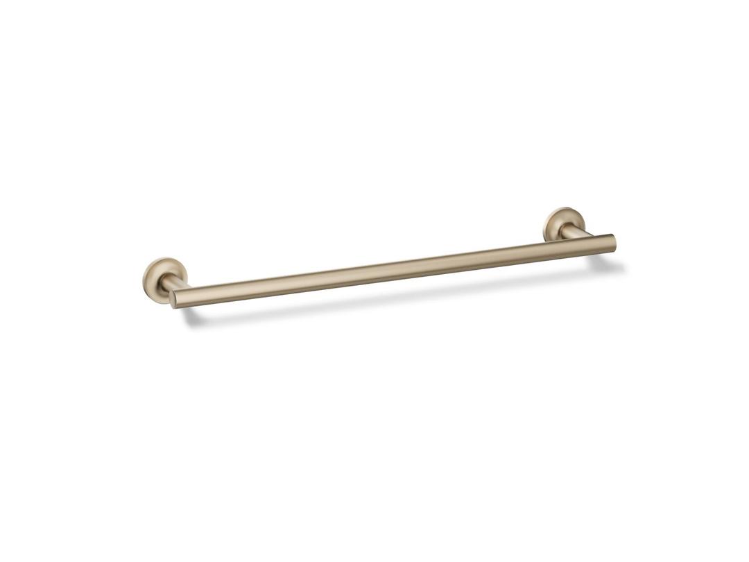 Kohler Purist 18'' Towel Bar - Vibrant Brushed - Bronze by Kohler