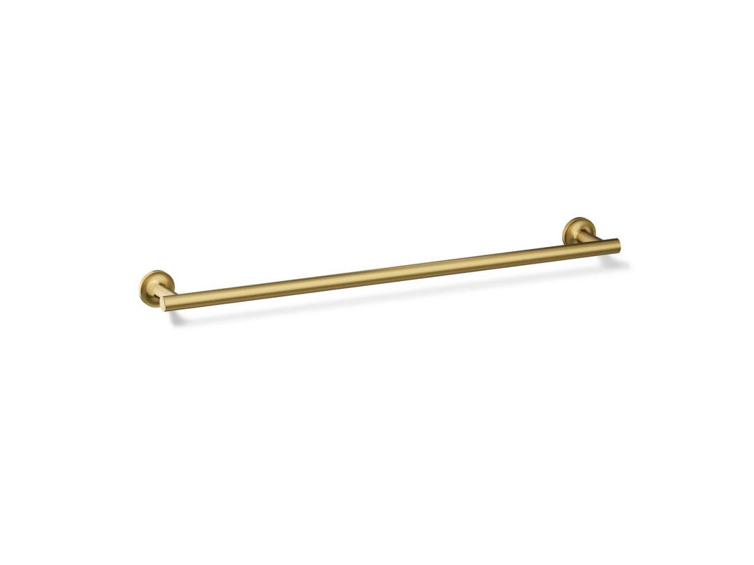 Kohler Purist 24'' Towel Bar - Vibrant Brushed Moderne - Brass by Kohler