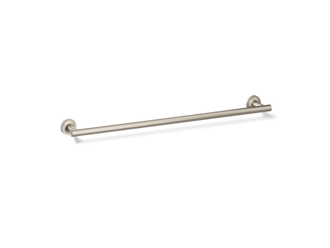 Kohler Purist 24'' Towel Bar - Vibrant - Brushed Nickel by Kohler