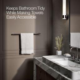 Kohler Purist 24'' Towel Bar - Vibrant Titanium - image 4