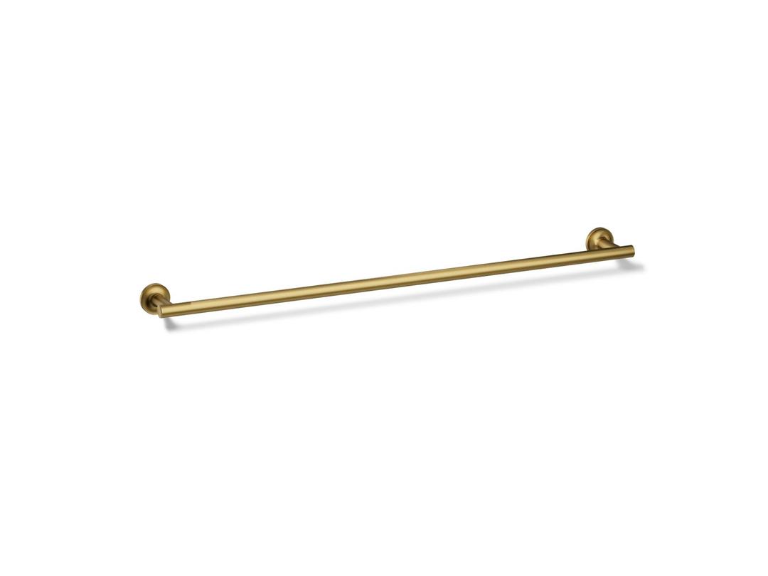 Kohler Purist 30'' Towel Bar - Vibrant Brushed Moderne - Brass by Kohler