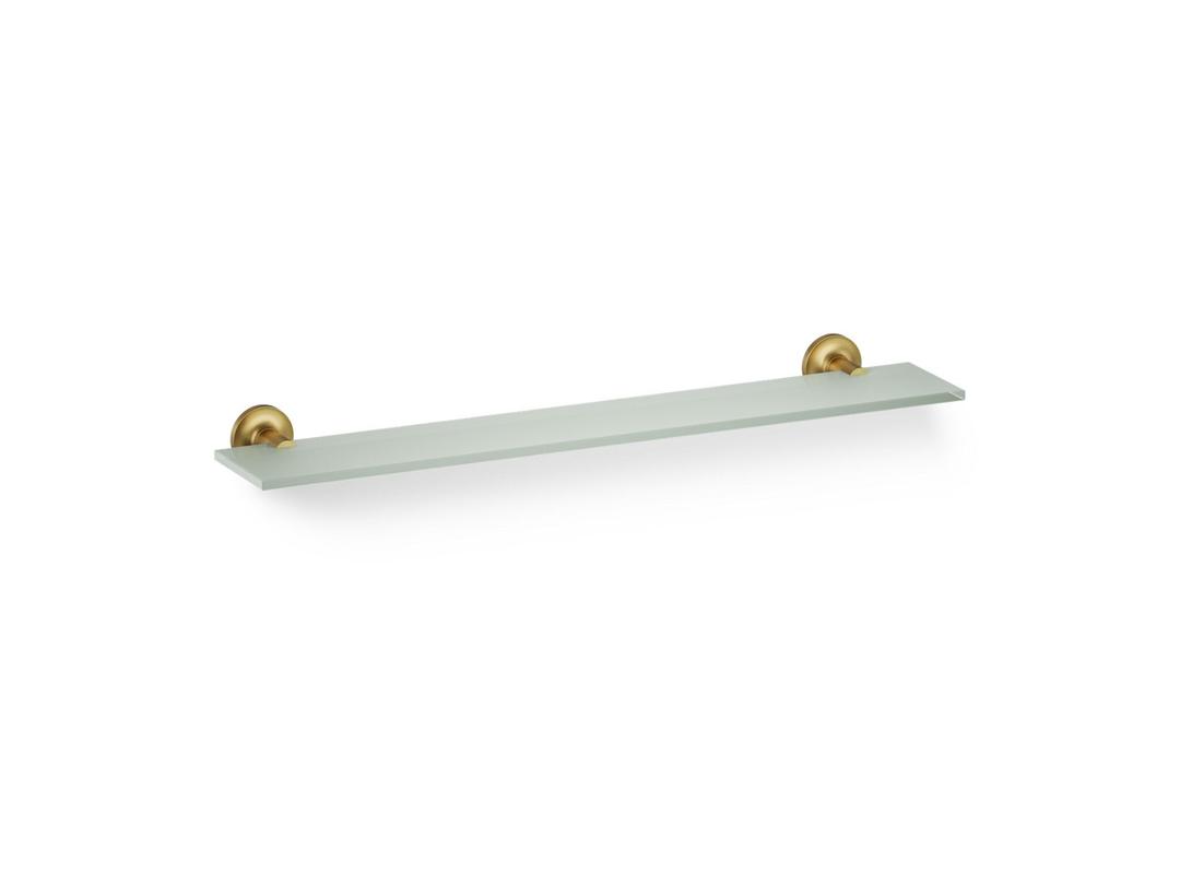 Kohler Purist Glass Shelf - Vibrant Brushed Moderne - Brass by Kohler