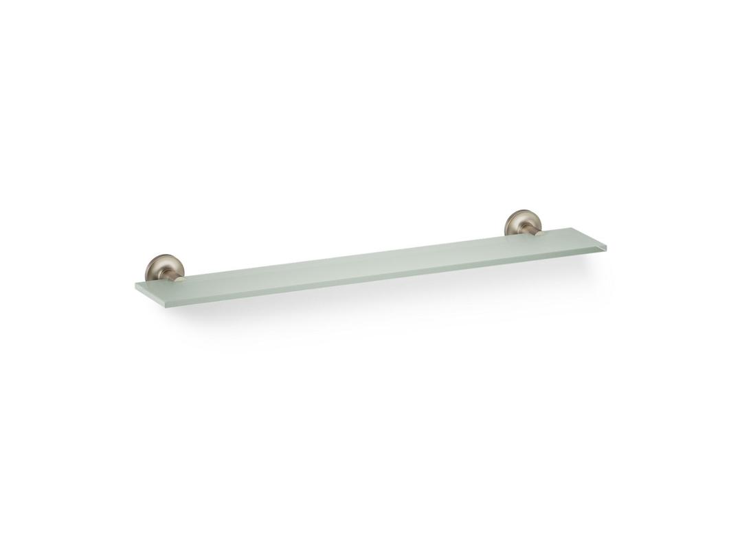 Kohler Purist Glass Shelf - Vibrant - Brushed Nickel by Kohler