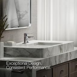 Kohler July Bathroom Sink Faucet | Single-Handle | 1.2 GPM | Drain Included - Polished Chrome - image 4