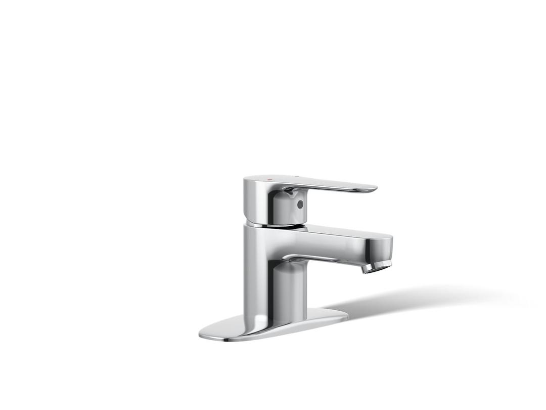 Kohler July Bathroom Sink Faucet | Single-Handle | 1.2 GPM | Drain Included - Polished Chrome by Kohler