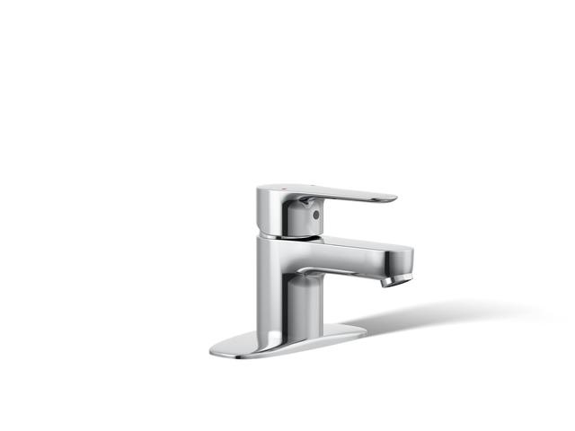 Kohler July Bathroom Sink Faucet | Single-Handle | 1.2 GPM | Drain Included - Polished Chrome