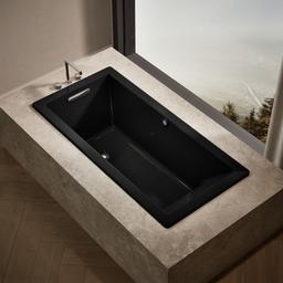 Underscore 66'' x 32'' drop-in bath with Bask heated surface - image 2