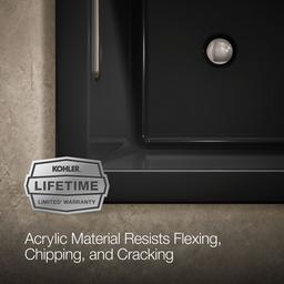 Underscore 66'' x 32'' drop-in bath with Bask heated surface - image 9