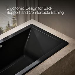 Underscore 72'' x 36'' drop-in bath with Bask heated surface - image 7