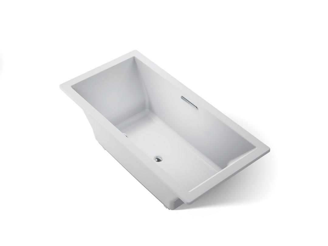 Underscore 72'' x 36'' drop-in bath with Bask heated surface by Kohler