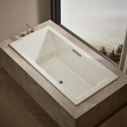 Underscore 72'' x 36'' drop-in bath with Bask heated surface - image 2