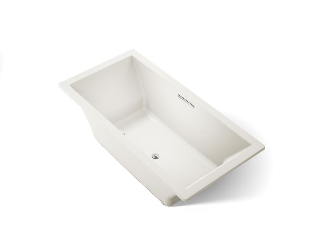 Underscore 72'' x 36'' drop-in bath with Bask heated surface by Kohler