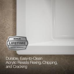 Underscore 72'' x 36'' drop-in Heated BubbleMassageE air bath - image 8