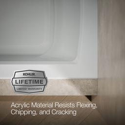 Archer 60'' x 30'' alcove bath, left drain - image 10