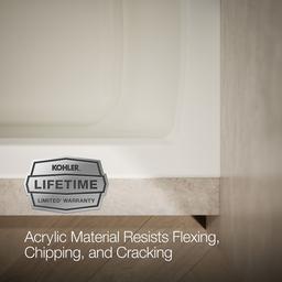 Archer 60'' x 30'' alcove bath, left drain - image 10