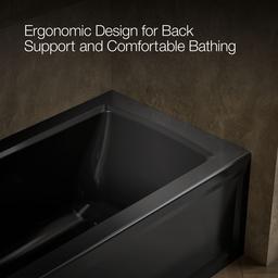 Archer 60'' x 30'' alcove bath, left drain - image 8