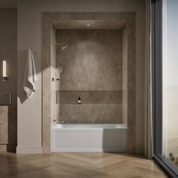 Archer 60'' x 30'' alcove bath, left drain - image 4