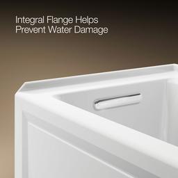 Archer 60'' x 30'' alcove bath with Bask heated surface, alcove left drain - image 9