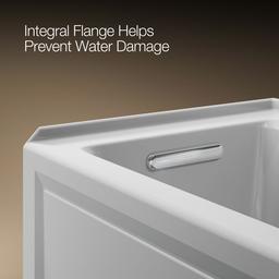 Archer 60'' x 30'' alcove bath with Bask heated surface, alcove left drain - image 9