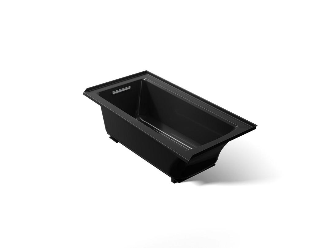 Archer 60'' x 30'' alcove bath with Bask heated surface, left drain by Kohler
