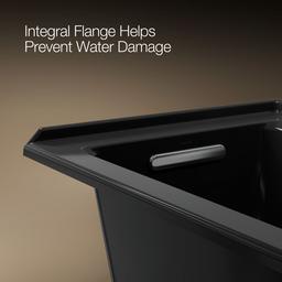 Archer 60'' x 30'' alcove bath with Bask heated surface, left drain - image 9