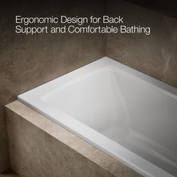 Archer 60'' x 30'' alcove bath, right drain - image 8