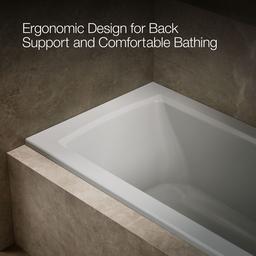 Archer 60'' x 30'' alcove bath, right drain - image 8