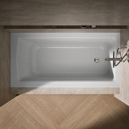 Archer 60'' x 30'' alcove bath, right drain - image 7