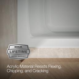 Archer 60'' x 30'' alcove bath, right drain - image 10