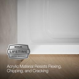 Archer 60'' x 30'' alcove bath right drain - image 10