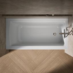 Archer 60'' x 30'' alcove bath right drain - image 7