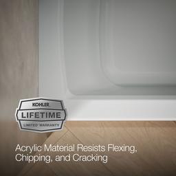 Archer 60'' x 30'' alcove bath right drain - image 10