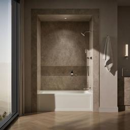 Archer 60'' x 30'' alcove bath right drain - image 4