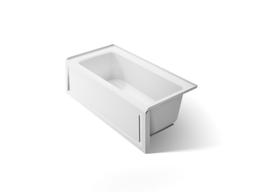 Archer 60'' x 30'' alcove bath with Bask heated surface, right drain - image 1